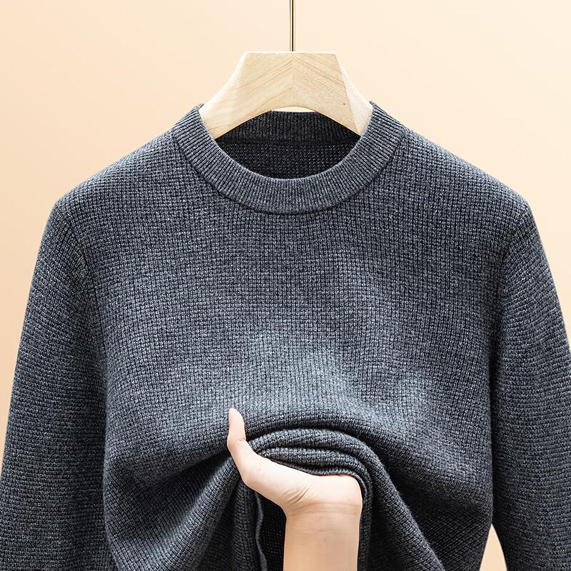 

FAPAI Men s Round Neck Merino-Cashmere Sweater M 48
