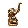Miniature Brass Cats Elephant Statue Vintage Antique Sculpture Decors Tabletop Shelf Display For Animal Enthusiasts 55KF