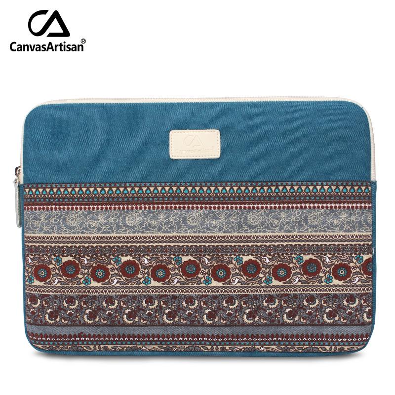 Canvas Laptop Sleeve for MacBook and Tablets - Fits 13", 14", 15"