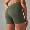 Damen Yoga Shorts Eng Hohe Taille Elastisch Sport Fitness Shorts