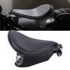 Motorcycle   Seat with Spring Bracket Kit Faux Leather Strong Support   Fit for Retro Motorcycle