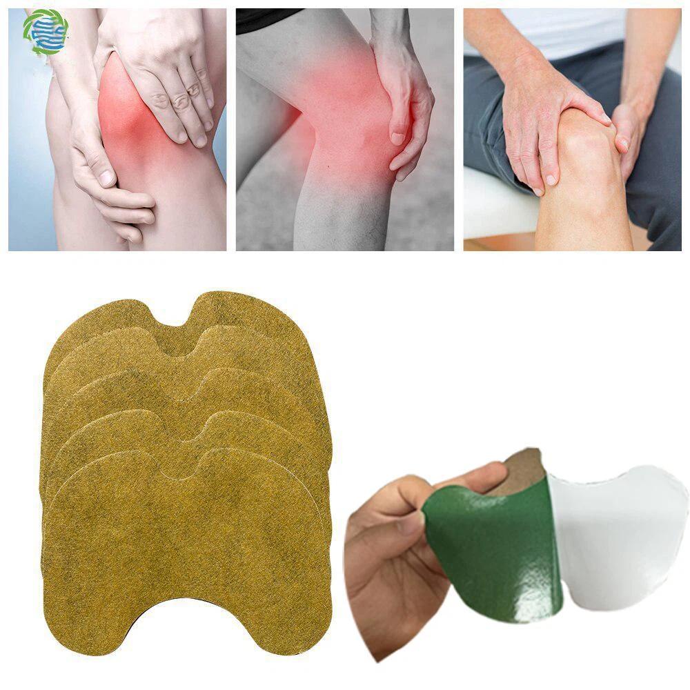 Plâtre anti-douleur au genou, 5 pièces, Patch à base de plantes, pour douleurs articulaires du genou