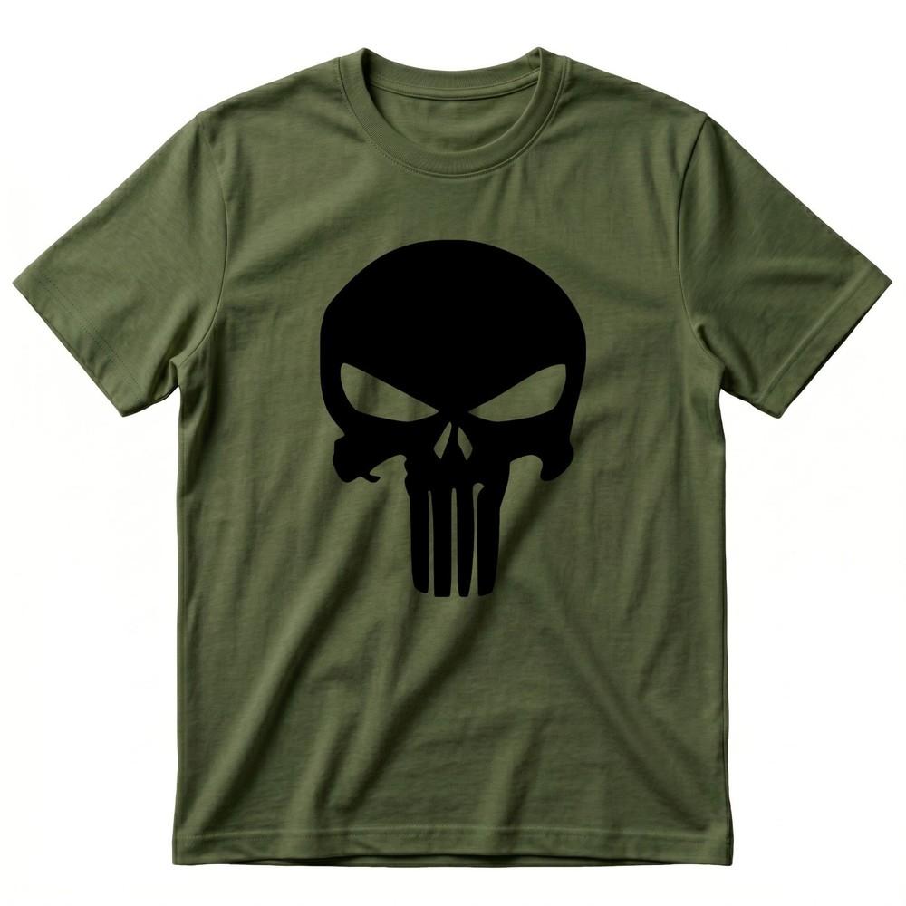 The Punisher TShirt Unisexs Funny Novelty Punk Skull Face Antihero Tee Top S