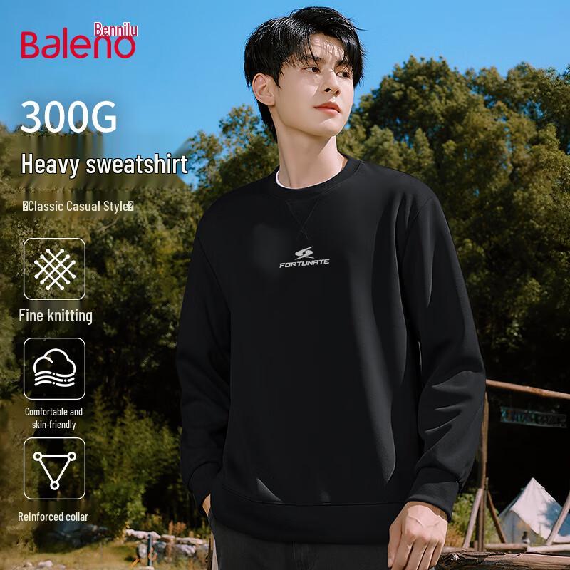 Baleno Men's Heavyweight Casual Round Neck Sweatshirt