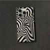 Clear Square Back Tube Case Protection For iPhone 12 16 ProMax 14 Pro Max 11 13 15 Plus Anti-Oxygen,Five-Pointed Zebra Pattern Pattern Casing