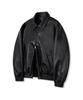 Standarderror 87-Stan009 [Renewal] Standard Blouson Leather Jacket Black (C Type)