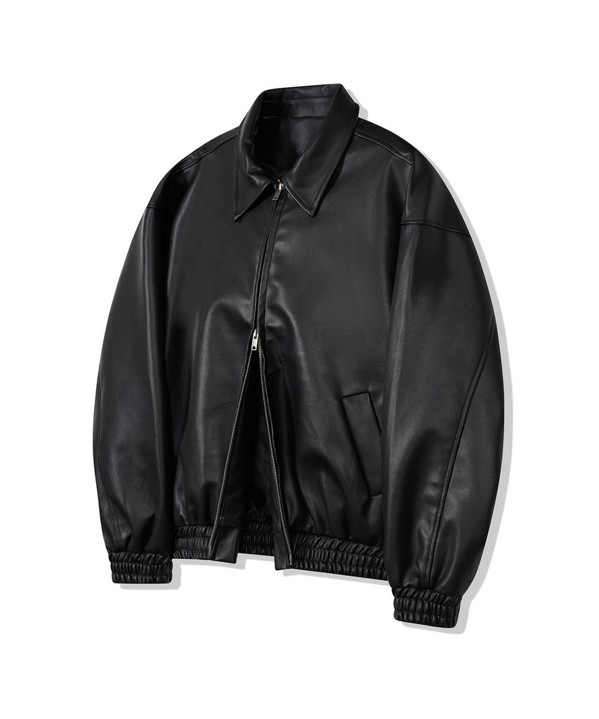 Standarderror 87-Stan009 [Vernieuwing] Standaard Blouson Leren Jas 5 Kleuren