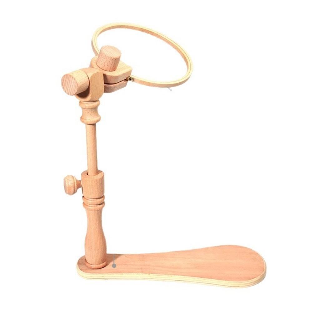 Adjustable Height Extender Embroidery Hoop Stand Cross Stitch Ring Frame For Needlework