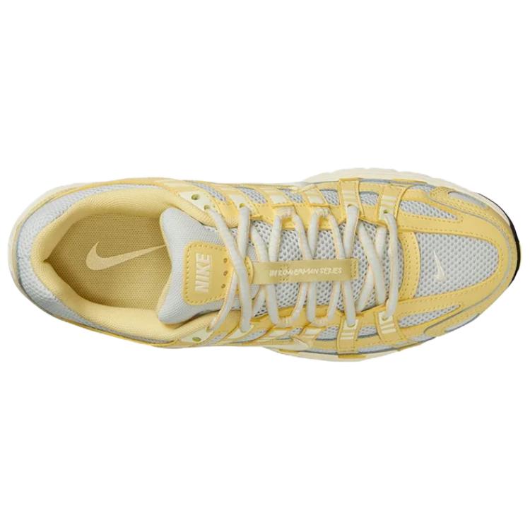 Nike P 6000 Abrasion Resistant Low Top Running Shoes Women's Yellow Sneakers BV1021-700