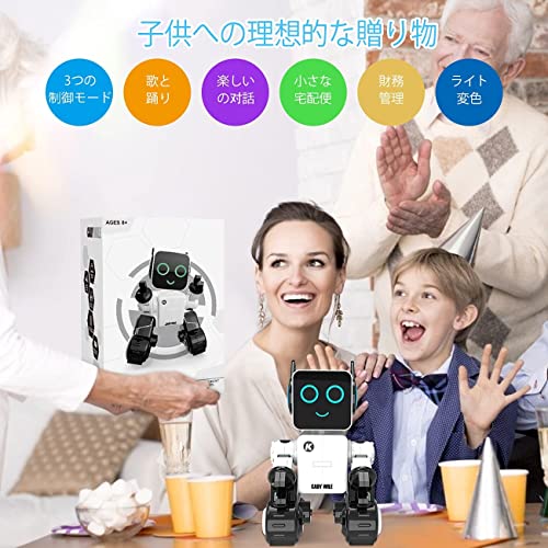 HBUDS Robot Toy for Girls and Boys, Musical, Dancing, Transports Objects, Popular Kids Toy with Piggy Bank, Programmable, Touch-Responsive, Talking Pe
