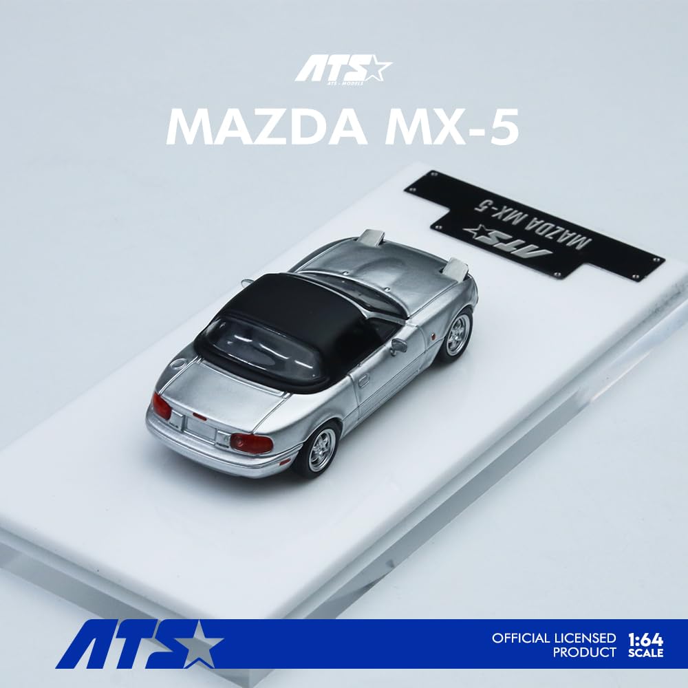 HobbyJAPAN ATS-MODELS 164 Mazda MX-5 Silber Fertigmodell ATS880103
