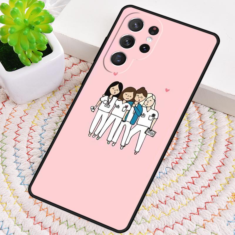 Medical Medicine Healthcare Nurse Silicone Phone Case For Samsung Galaxy note 10 pro S26 S25 S24 S23 S22 S21 Plus Ultra Cover