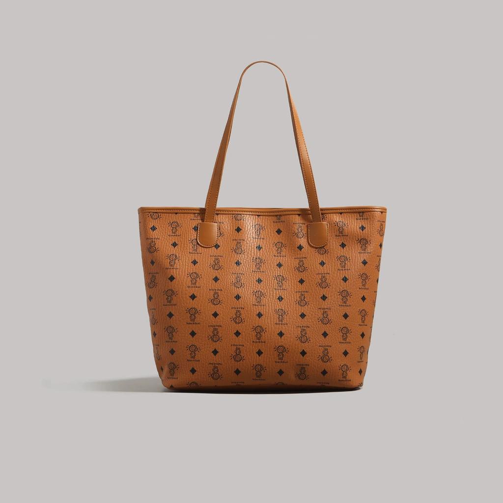 Commuting Monogram Tote Bag, Work Handbag, Fashionable and Versatile, Large-capacity Single-shoulder Underarm Bag