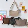 Trendy Korean Inspired Winter Plaid Children's Shoulder Bag Waterproof Lightweight Features