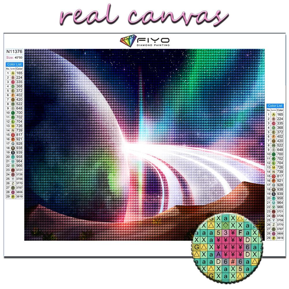 Cross Stitch Kit DIY Diamond Embroidery Artistic Moon and Starry Sky Diamond Painting Home Decor