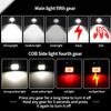 30W LED Rechargeable Flashlight 2000 High Lumens Torch with COB Light Handheld Flashlight for Home Camping Hiking Emergency