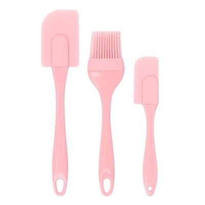 Silicone Oil Brush and Spatula Set (3 Pack) for Baking and Cooking