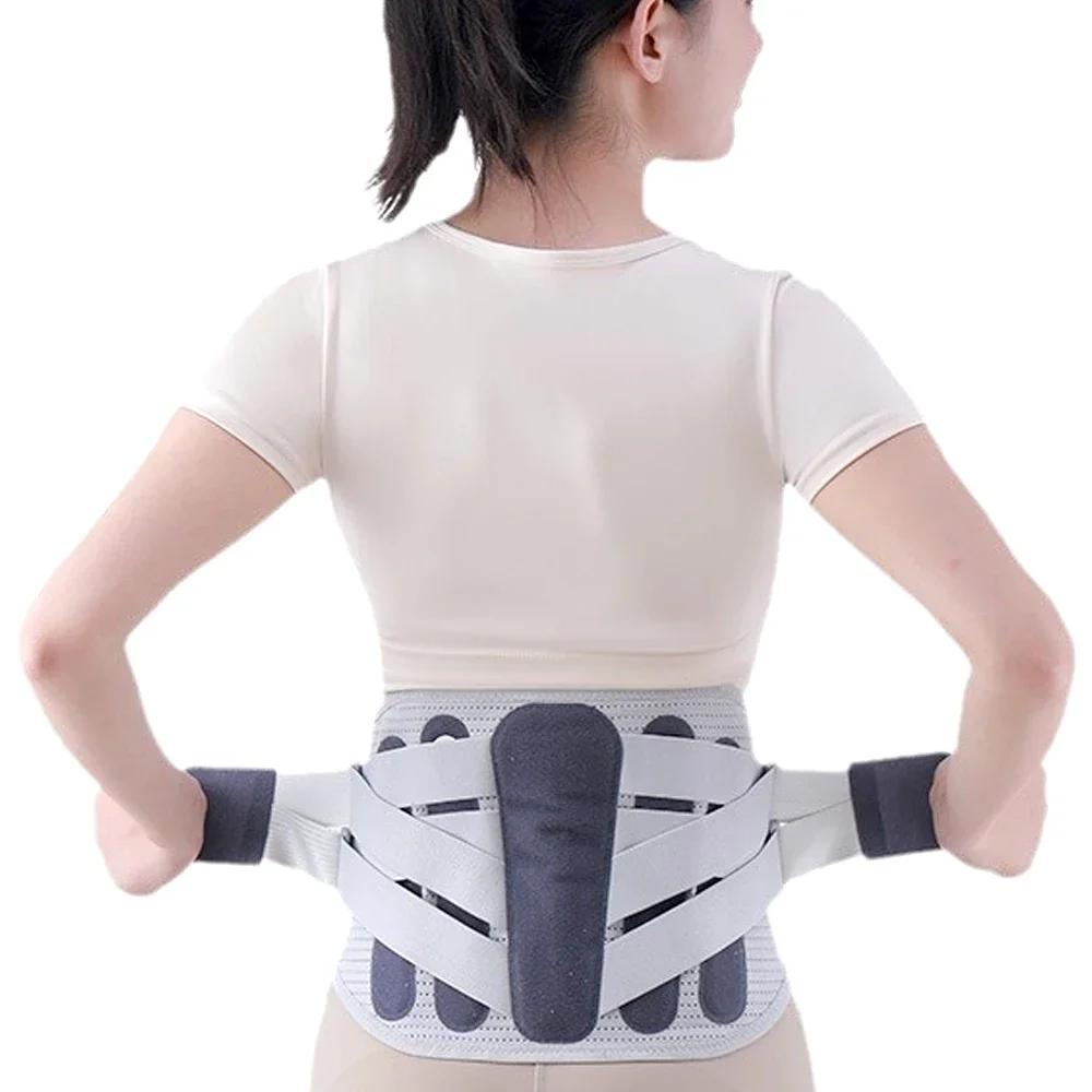 1Pcs Back Brace For Women Men,Ergonomic Back Support Brace,Adjustable Straps & Soft Breathable Mesh Fabric,Waist Support Belt L