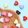 50Pcs Jewelry Findings Acrylic Bracelet Necklace Accessories DIY For Jewelry Making Charms Heart Beads Loose Beads