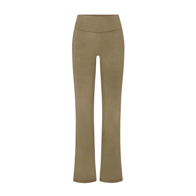 In Stock Skims American Casual Pants Women's Elastic Waist Drawstring Straight-leg Loose Slim Looking Loose Pants All-Matching Trousers
