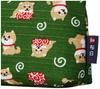 Maeda Senko Wafubiyori Errand Bottom 117648 Mameshiba's Pouch, Green,