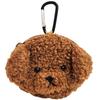BESTEVER Round Mini Pouch, Toy Poodle Red, 46173