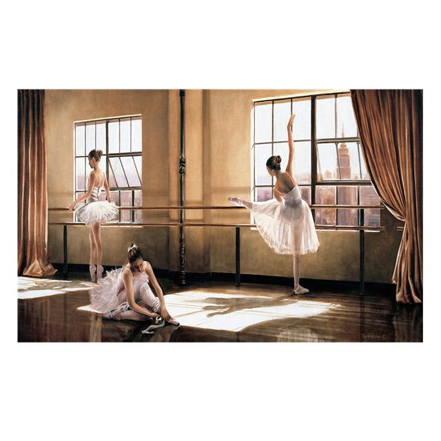 Ballerina Oil Canvas Painting Posters and Prints Vintage Ballet Dancing Girls Art Wall Picture for Living Room Cuadros Decor