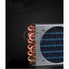 Refrigerator condenser radiator with fan small air-cooled cooling universal copper tube fin-type freezer radiator 120*120 fan