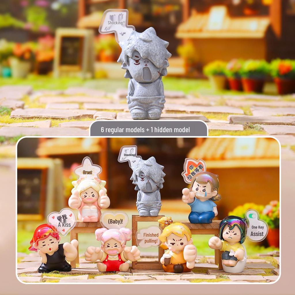 Guochao Hanfu Girl Figurine: Spring Breeze Blind Box Collectible – Dreamy Decor & Gift