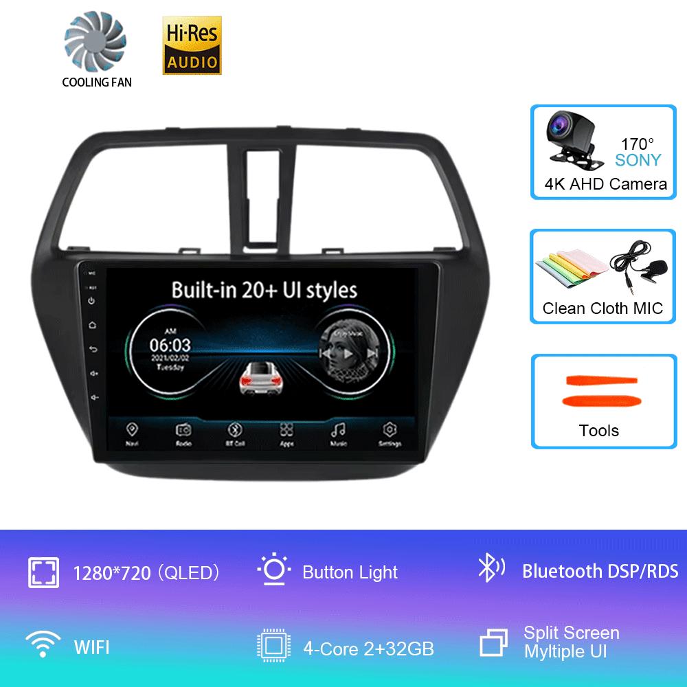 

Android 14 Автомобильное радио для Suzuki SX4 2006-2014 Мультимедийный видеоплеер 2 Din 4G WIFI Wireles Carplay Навигация GPS RDS Головное устройство CHINA