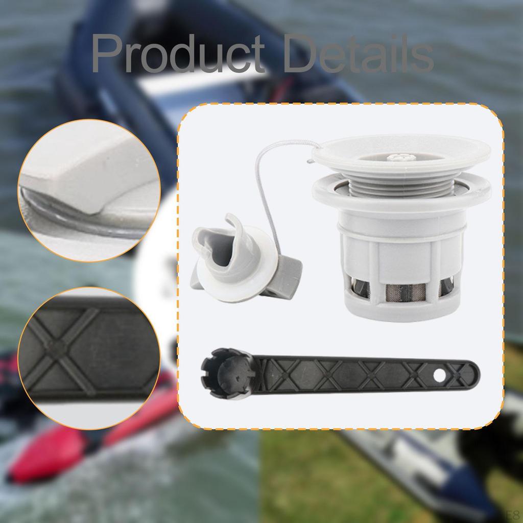 Inflatable Boat High Pressure Air Valve Anti Leak for Kayak Canoe Surfboard Accessories Replace
