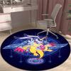 Runder Teppich mit Digimon-Motiv, geeignet zur Dekoration von Wohnzimmern, Schlafzimmern, Sofas und Spielzimmern; rutschfester Teppich für Kinder.999