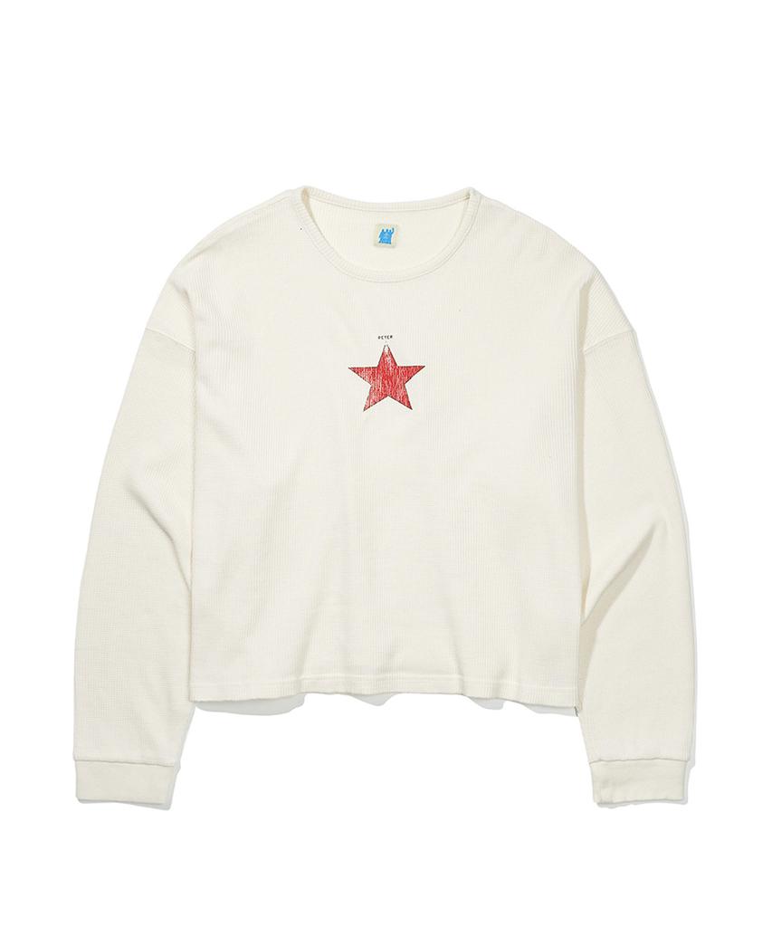 Maineimijeupiteo Star Peter Waffle T-Shirts - White