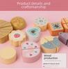 Wooden Pretend Play Kitchen Tea Set for Kids - Early Education Toy