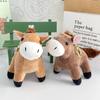 Cute Realistic Horse Plush Toy Keychain Backpack Accessory Couple Gift 13cm Short Plush