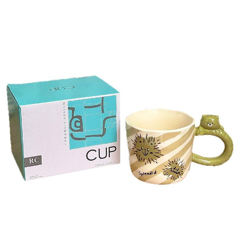 High Value Cup Girls Office Birthday Gift Mug Souvenir Ceramic Cup Couple Coffee Cup Household