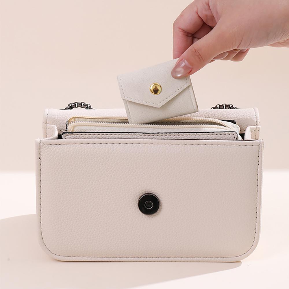 Mini Fashion Jewelry Bag, Dust-proof Jewelry Bag, Compact and Portable Ring, Earring, Necklace, Bracelet Storage Bag