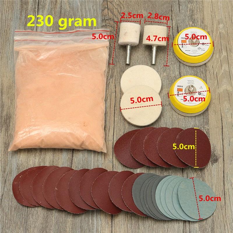 Auto Windschutzscheibe Tiefe Kratzer Entferner Ceroxid Pulver Glas Polier-Set
