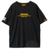 Vanson VSE25801S Men's Moisture-Wicking, Quick-Drying Mesh T-Shirt (2XL, Black/Yellow)