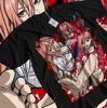 Anime Chainsaw Unisex Power Girlfriend Waifu Graphic Black TShirt Size S4XL