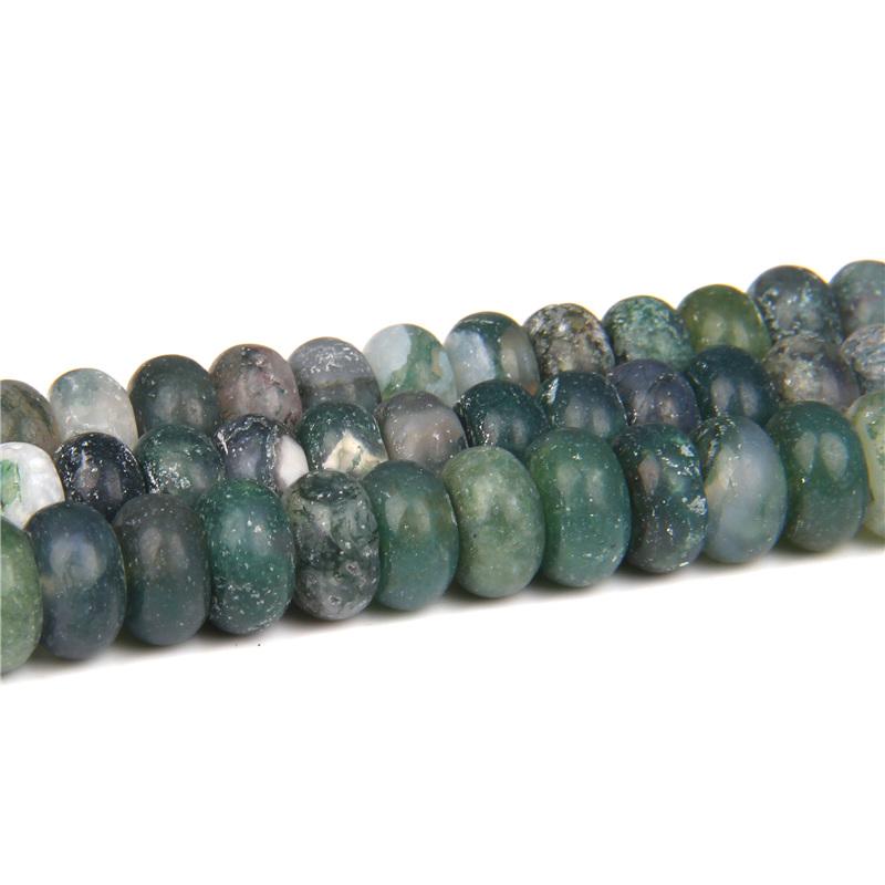 4X6/5X8MM Natural Crystal Stone Abacus Beads Loose Rondelle Spacers Bead Charm For Jewelry Making Bracelet Accessories Finding