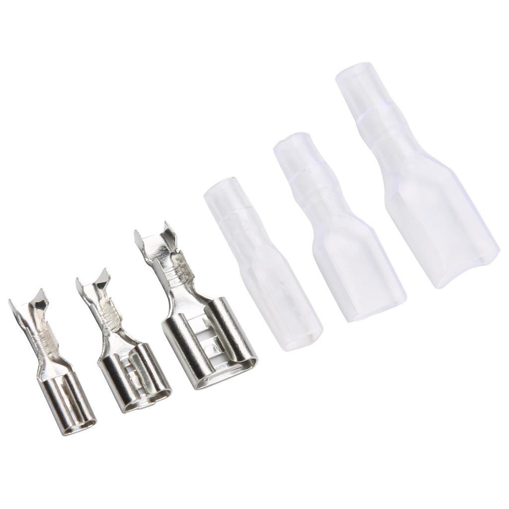 150pcs 2.8/4.8/6.3mm Insulated Crimp Terminals Electrical Wire Connectors Assortment Kit