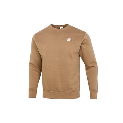 Sportovní mikina Club Fleece přes hlavu Pánské topy Khaki BV2663-258