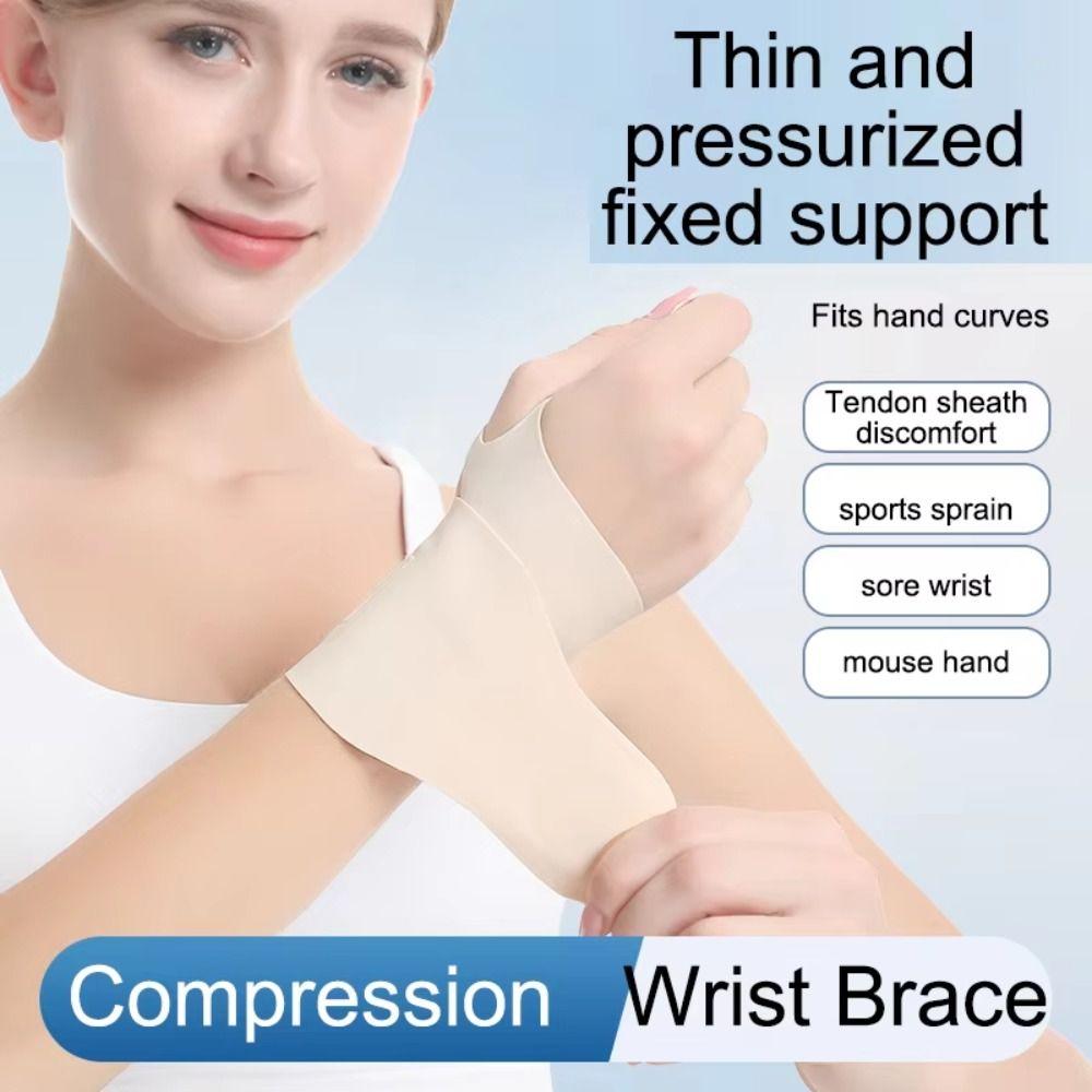 with Fastener Tape Sport Wrist Guard Ultra Thin Soft Wristband  Wrist Sprain Protective