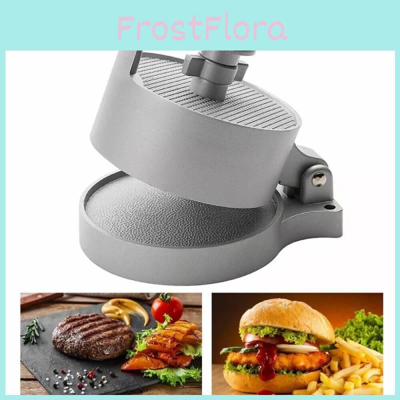 Універсальний ручний прес для бургерів Малий алюмінієвий сплав Регульований інструмент для формування м'яса Для вишуканих котлет