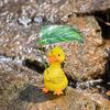 Handmade Leaf Duck Figurine Cartoon Garden Animal Statue  Indoor Outdoor