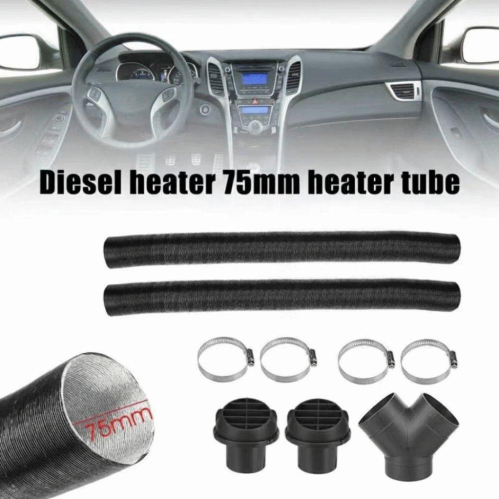 42/60/75mm Diesel Heater Vent Hose Clips Set Y-shaped Diesel Heater Pipe  For Car Truck VAN Camper