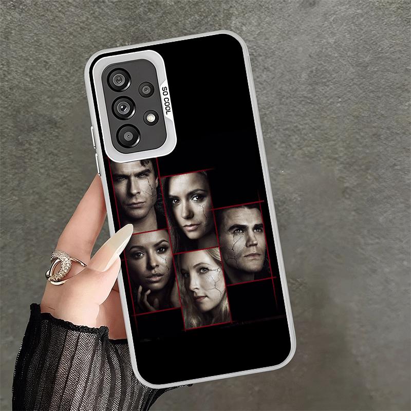 Custodia Antiurto per Telefono The Vampire Diaries per Samsung A17 A16 A15 A14 A37 A57 A36 A56 A26 A35 A55 A25 A34 A54 A24 A13 A23 A33 A5