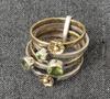 Peridot Ring, Solid 925 Sterling Silver Ring, Gemstone Ring, Spinner Ring, Floral Ring, Spinner Band, Meditation Ring