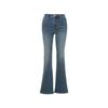 Women's Retro Fleece-Lined Micro-Flared Jeans